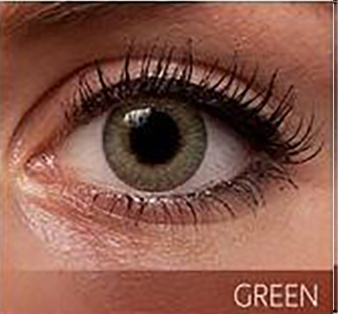 freshlook colorblends sterling grey on dark brown eyes